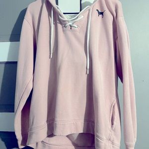 Pink hoodie Size L